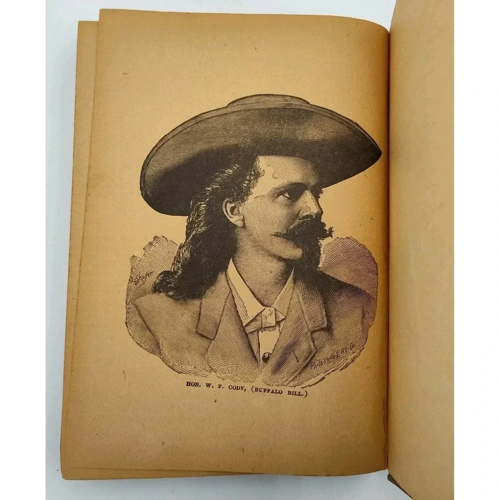 1901 Story of the Wild West Camp Fire Chats Buffalo Bill Rare Book SEE B36.1GU00